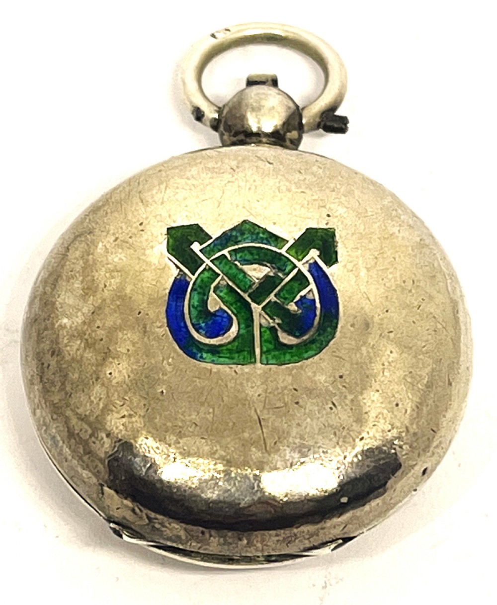 Silver & Enamel Archibald Knox Design Sovereign Case for Liberty's View II