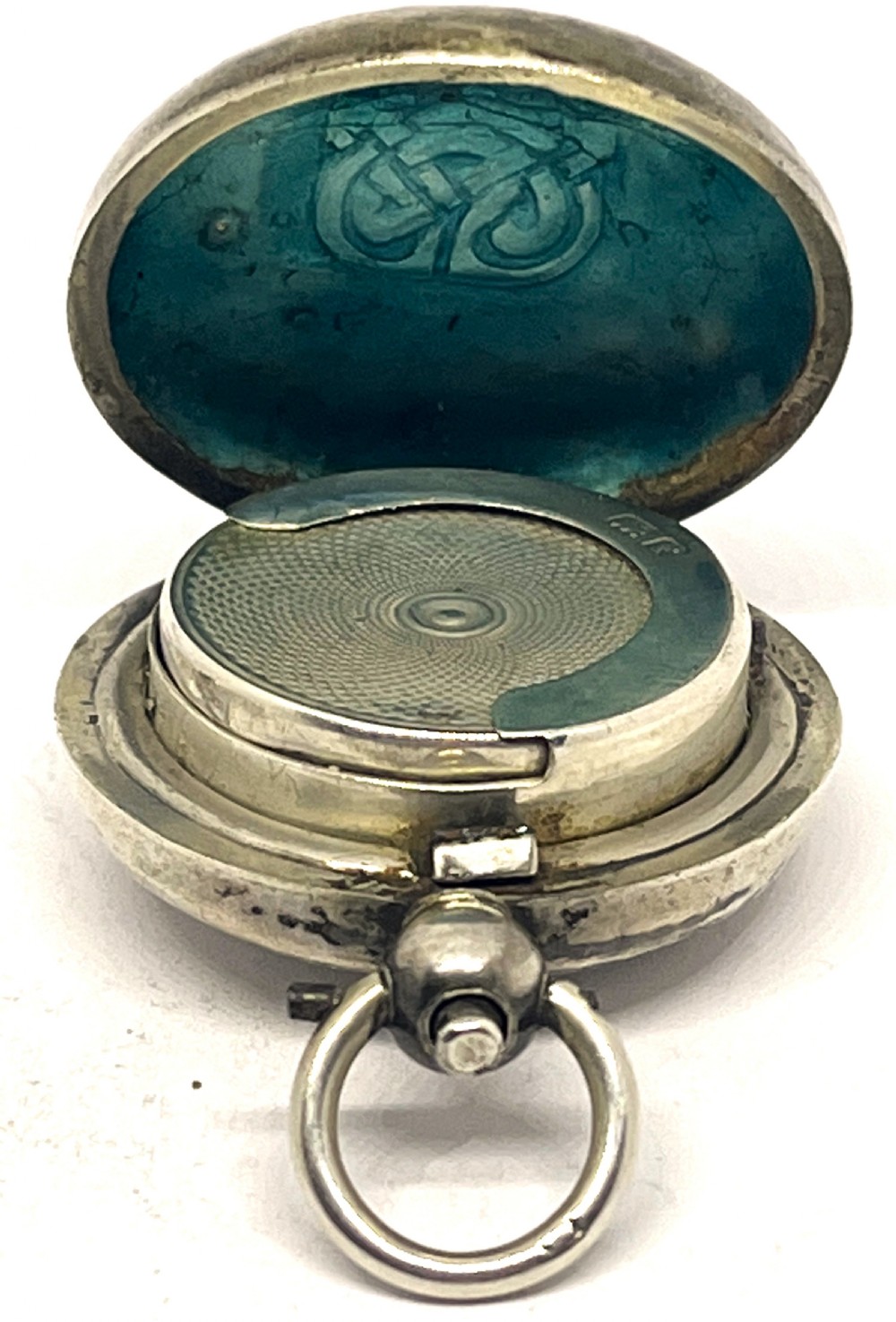 Silver & Enamel Archibald Knox Design Sovereign Case for Liberty's View IV