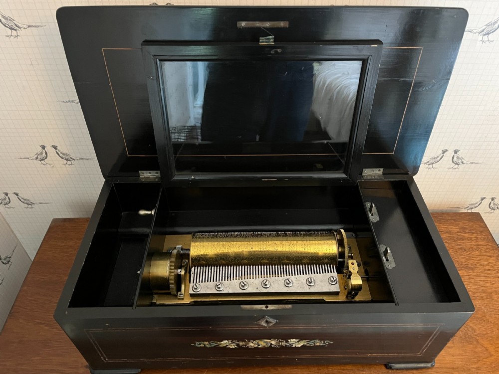Fine Swiss Ami Rivenc Cylinder Music Box