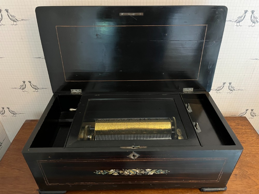 Fine Swiss Ami Rivenc Cylinder Music Box View III