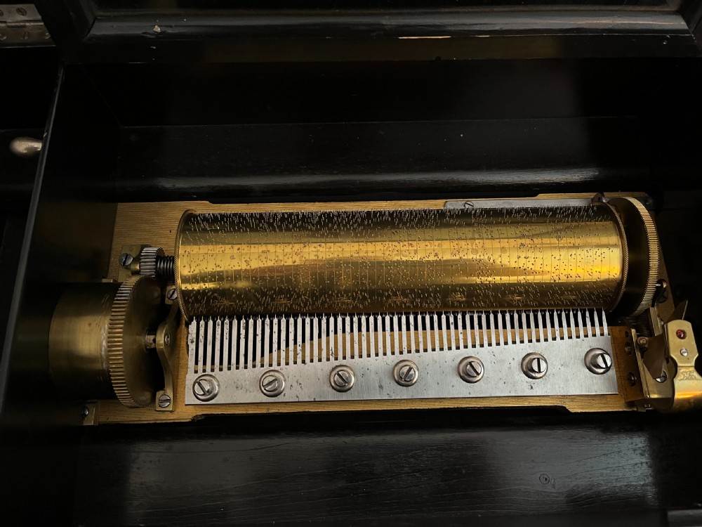 Fine Swiss Ami Rivenc Cylinder Music Box View IV