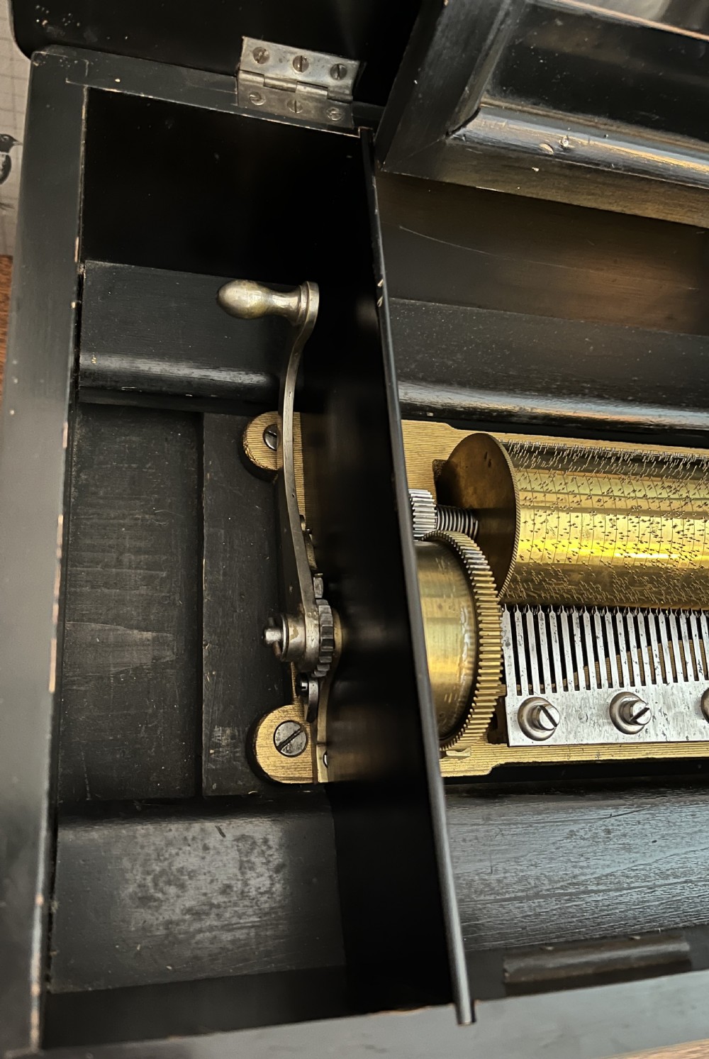 Fine Swiss Ami Rivenc Cylinder Music Box View V