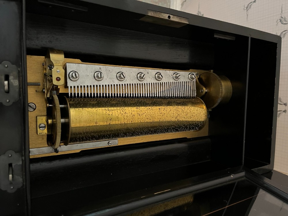 Fine Swiss Ami Rivenc Cylinder Music Box View VI
