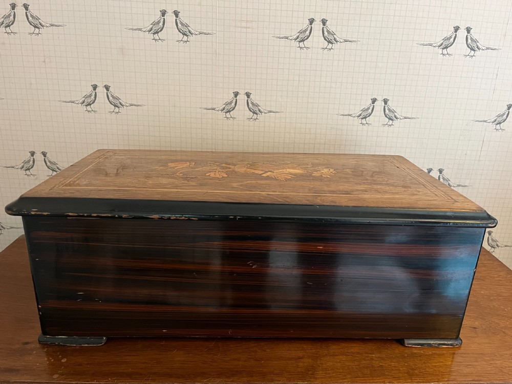 Fine Swiss Ami Rivenc Cylinder Music Box View X