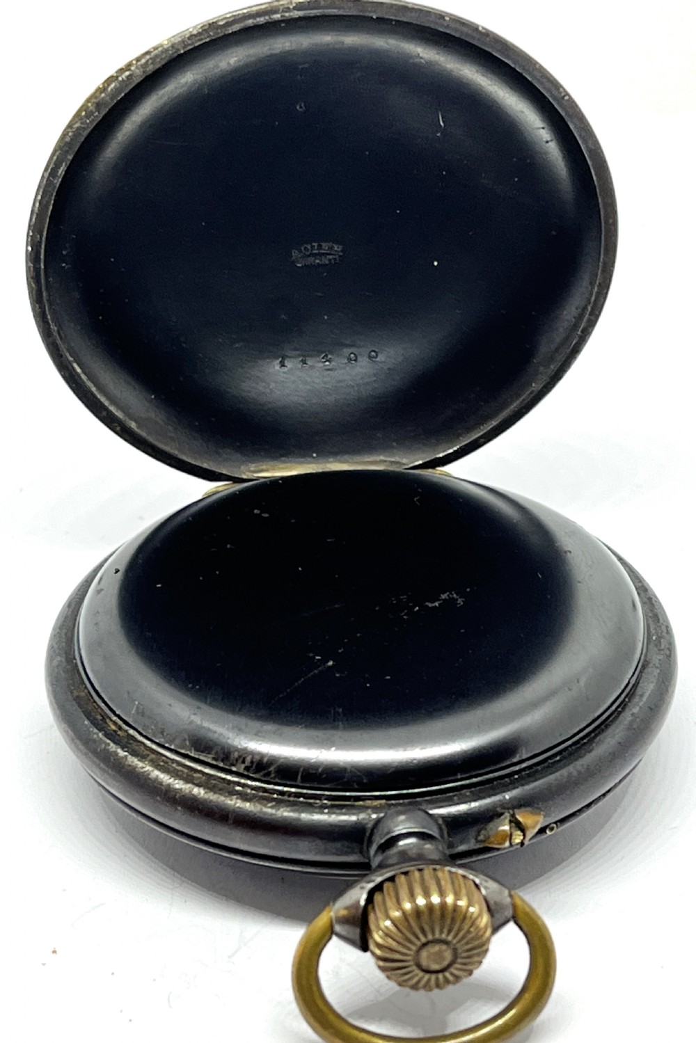 Rare Complete Calendar Moon Phase Jumbo Pocket Watch View V