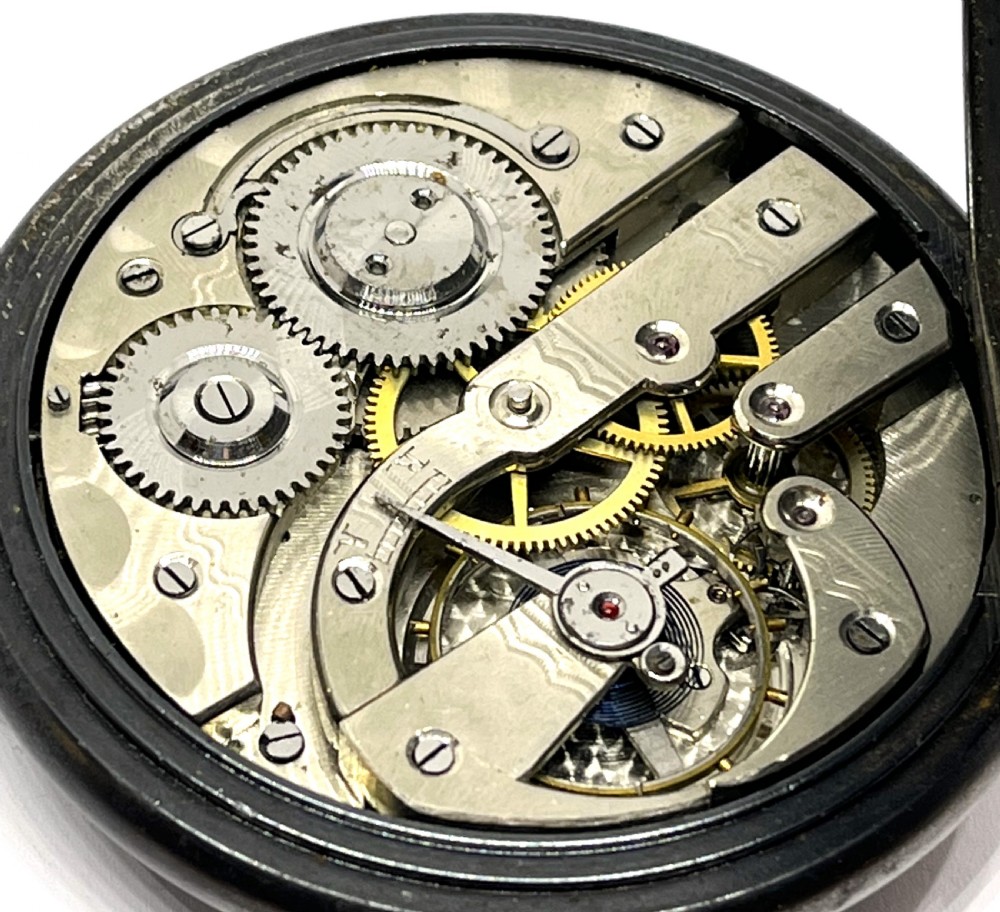 Rare Complete Calendar Moon Phase Jumbo Pocket Watch View VII