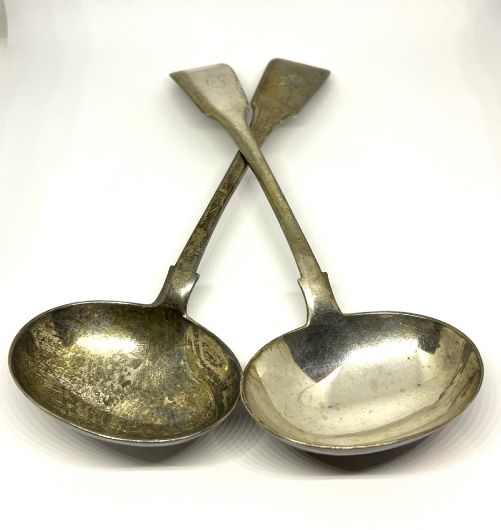 Regency Period Irish Silver Ladles 1825