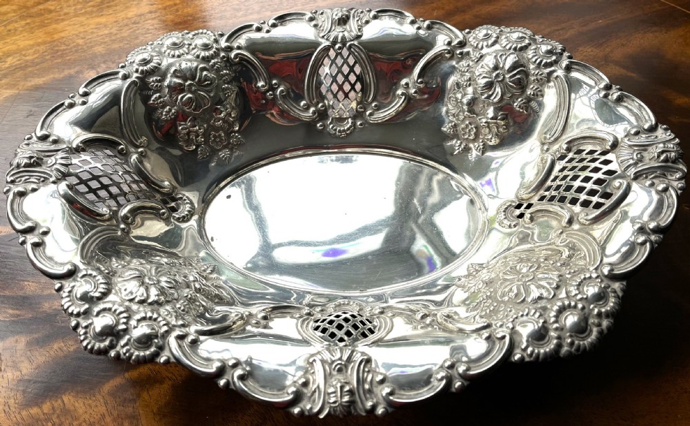 Large Charles Horner Silver Table Dish