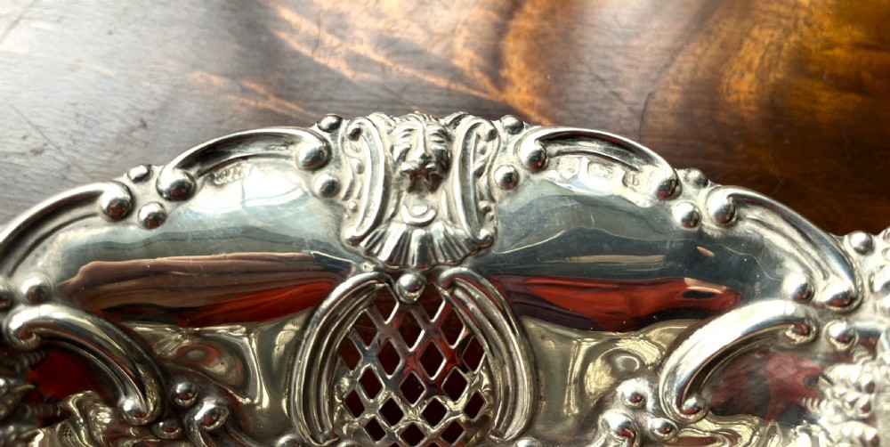 Large Charles Horner Silver Table Dish View IV