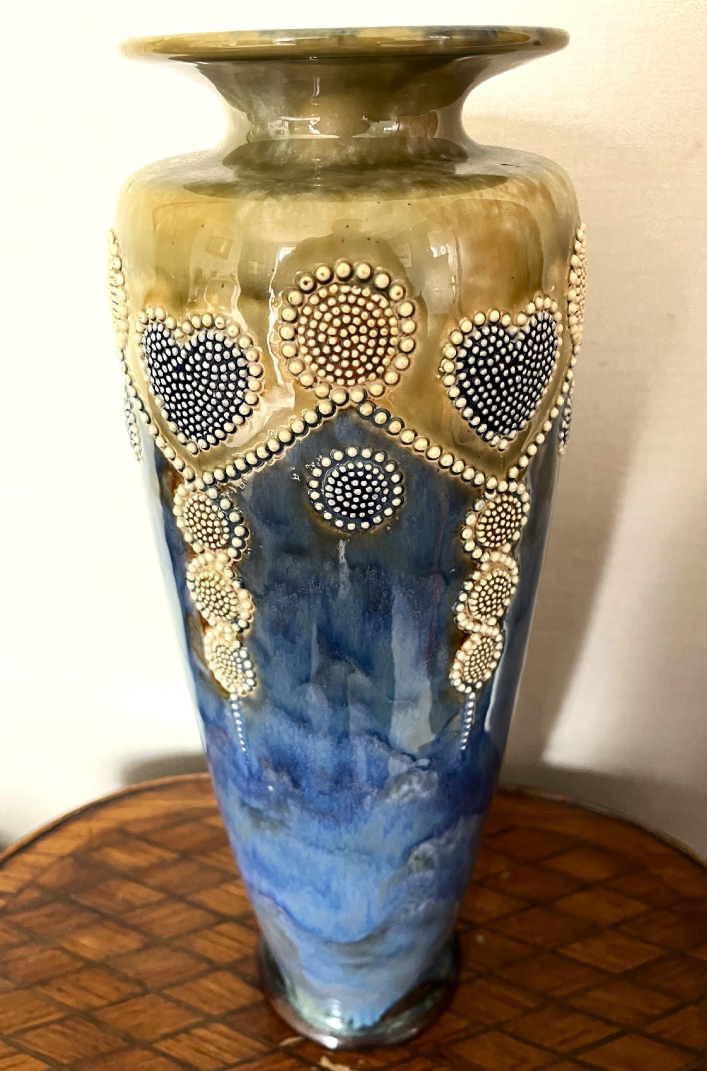 Large Pair Of Royal Doulton Stoneware Vases View II