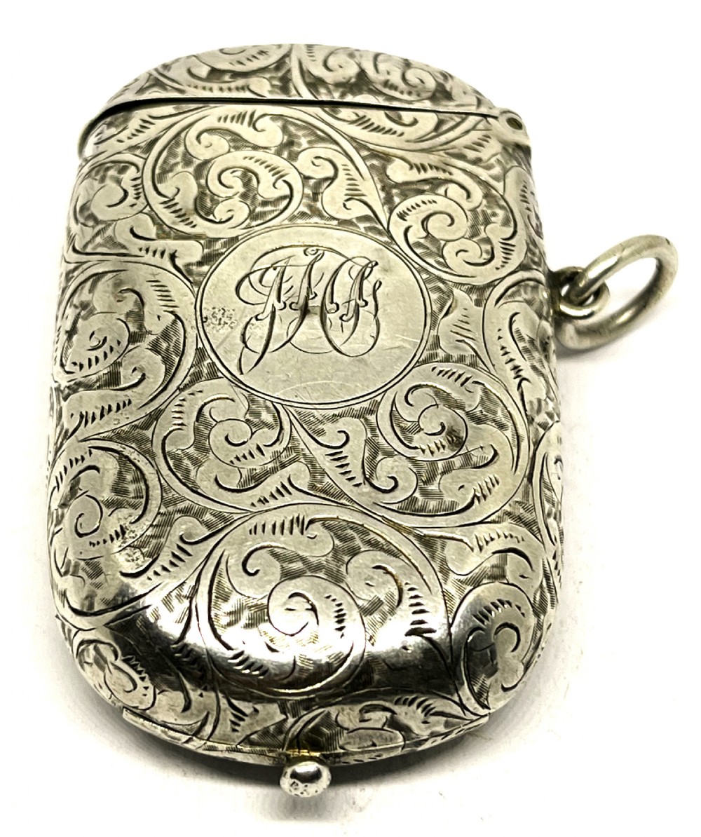Chester Silver Combination Vesta & Sovereign Case View III