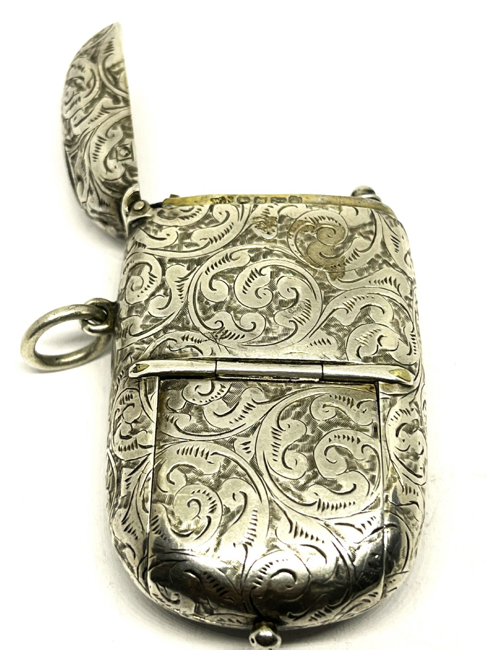 Chester Silver Combination Vesta & Sovereign Case View IV