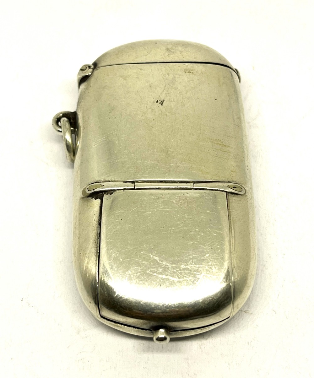 Chester Silver Combination Sovereign & Vesta Case View II