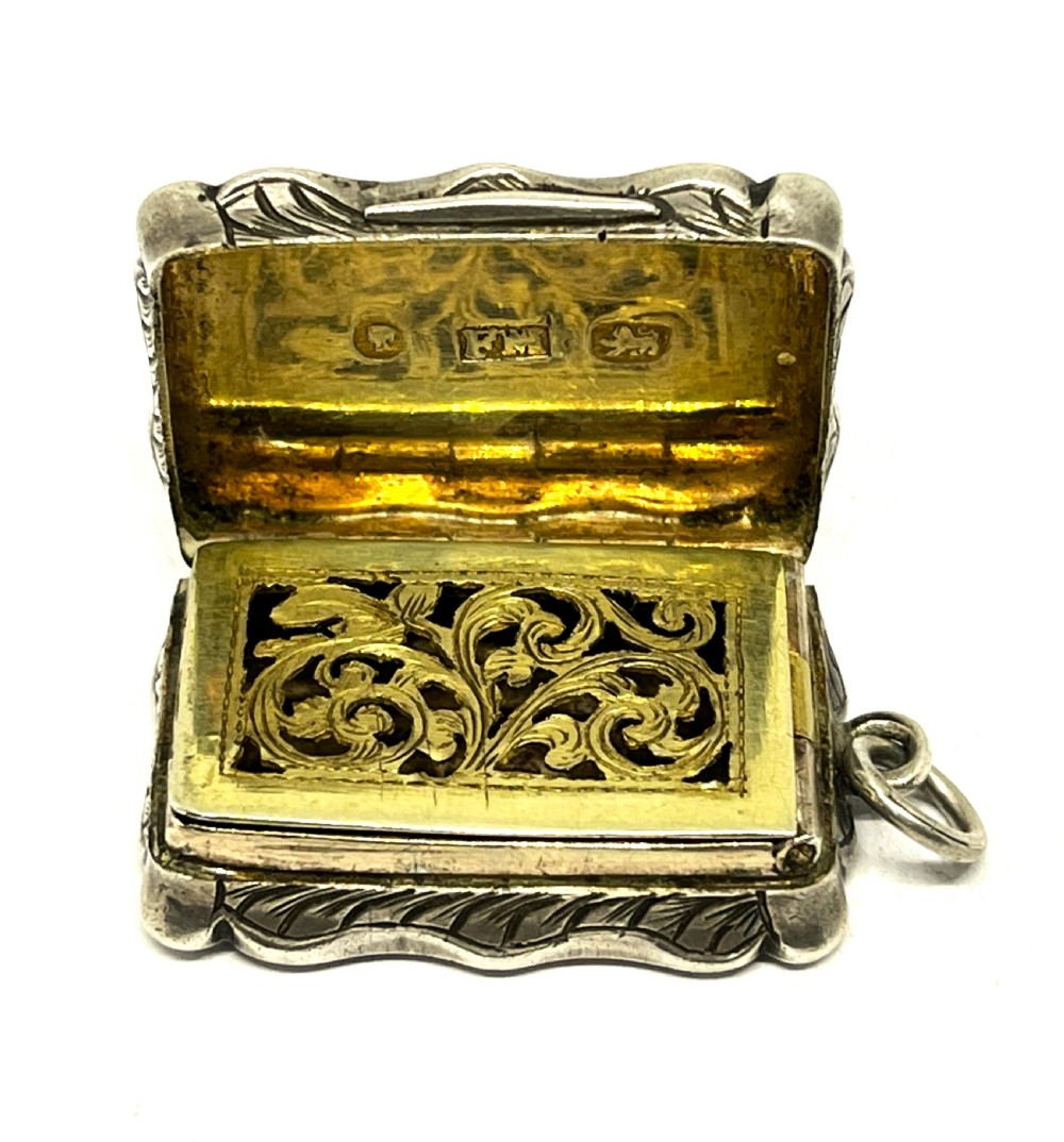 Good Victorian Silver Vinaigrette