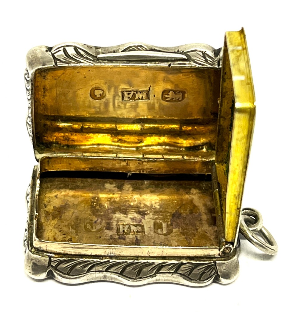 Good Victorian Silver Vinaigrette View III