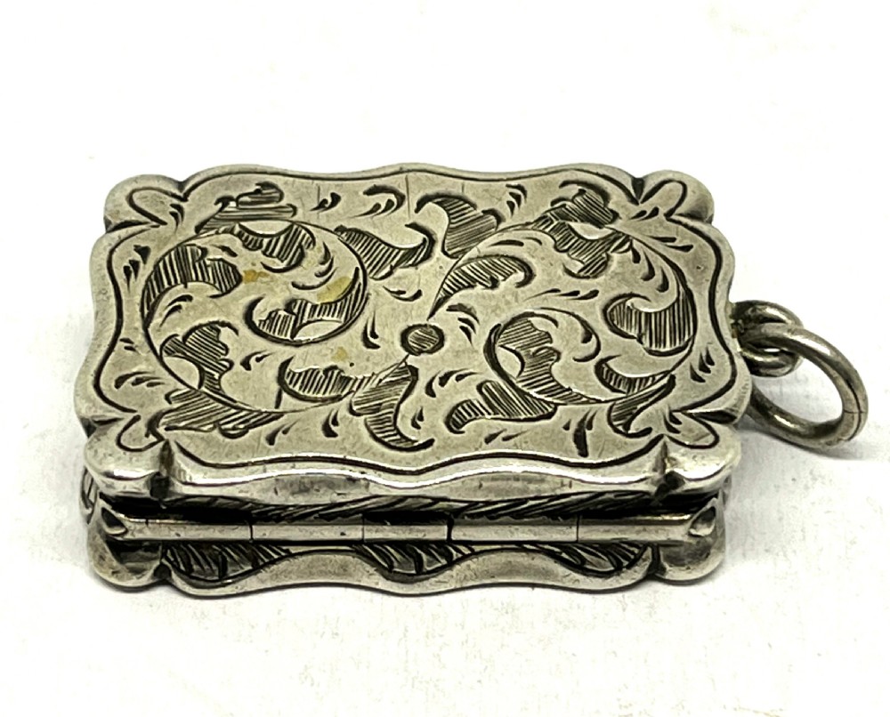 Good Victorian Silver Vinaigrette View VI