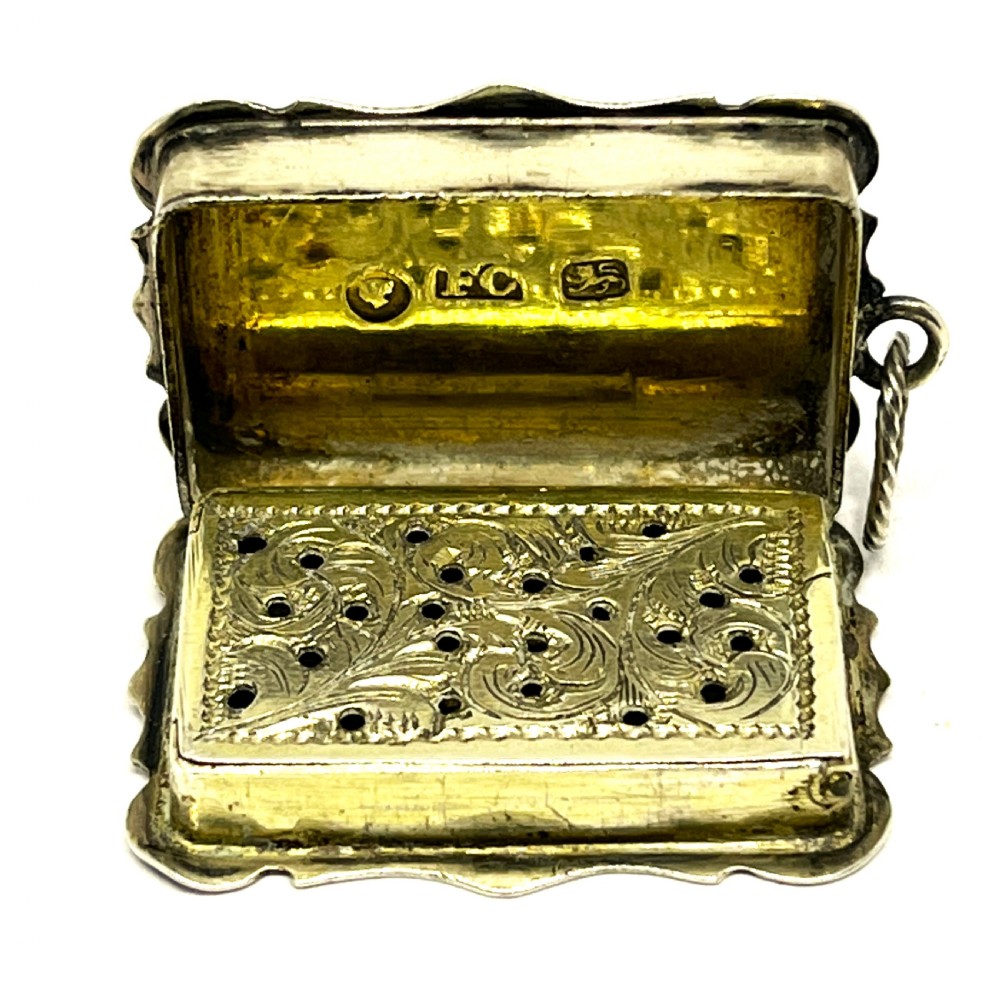 Victorian Silver Vinaigrette