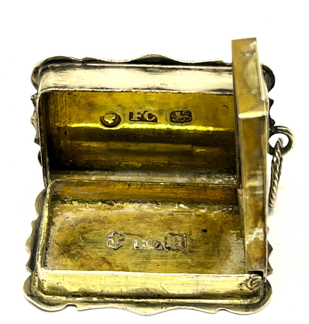 Victorian Silver Vinaigrette View III