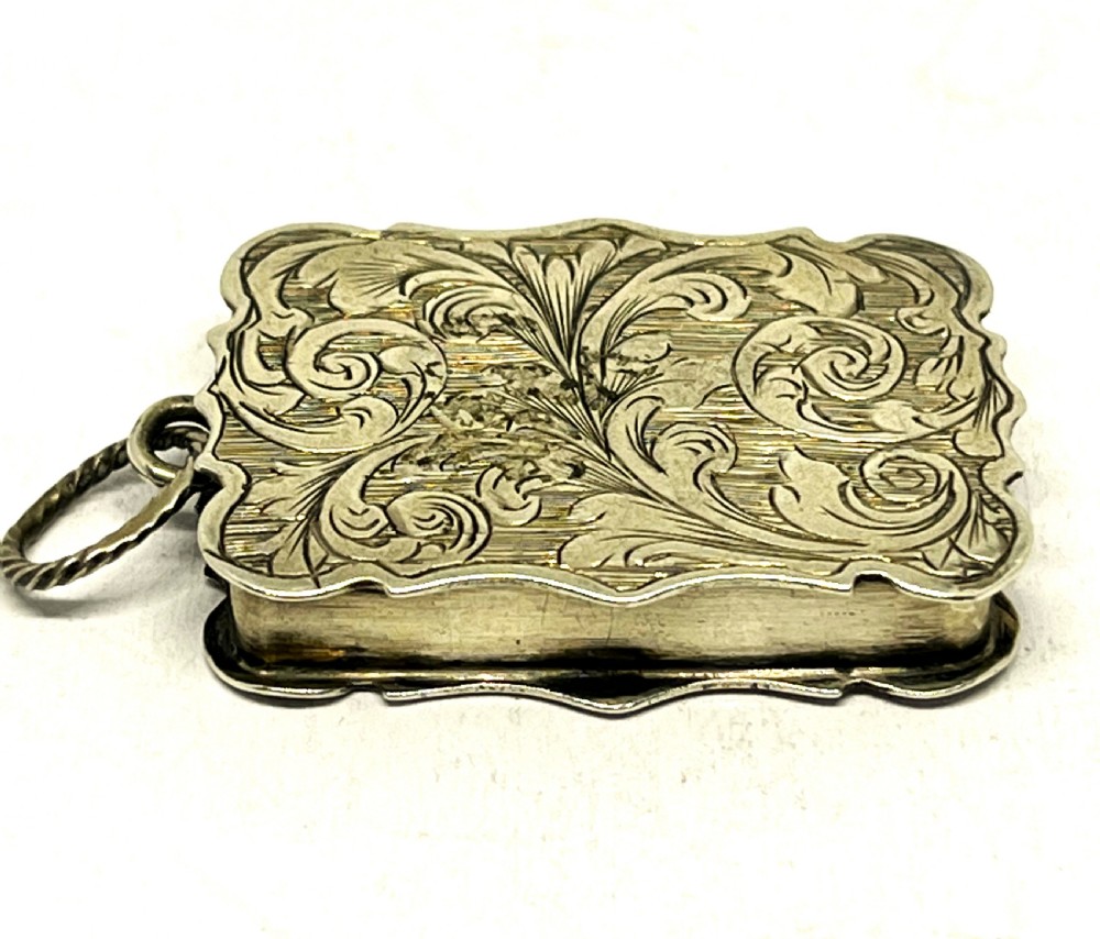 Victorian Silver Vinaigrette View VI