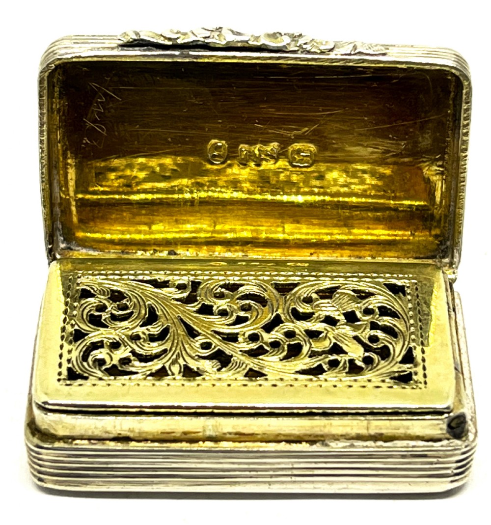 Early Victorian Silver Vinaigrette View III