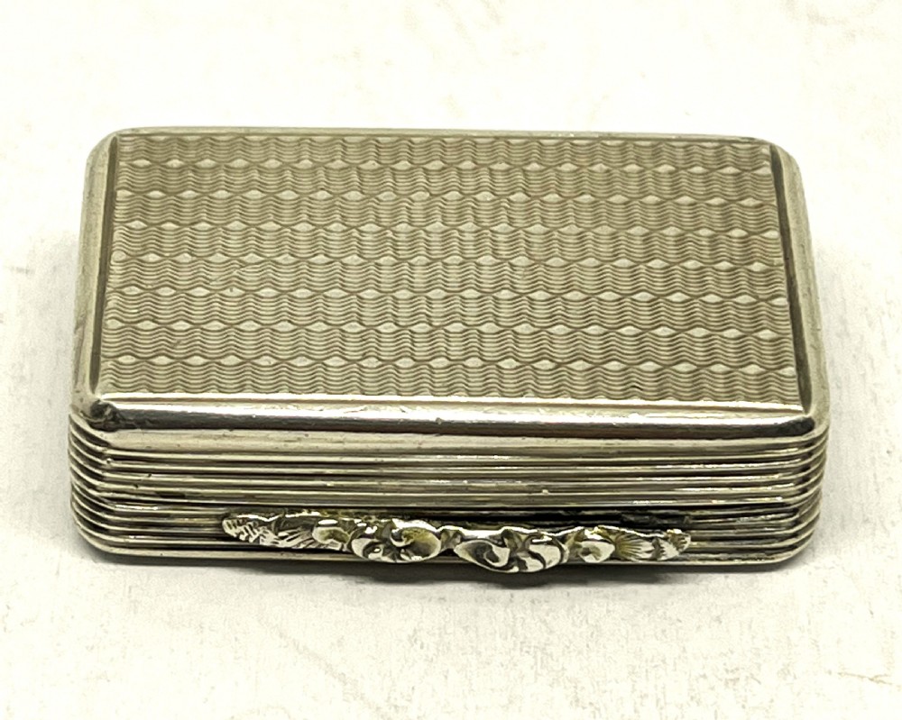 Early Victorian Silver Vinaigrette View VI