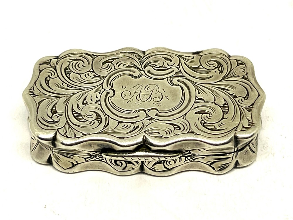 Fine Victorian Silver Vinaigrette View II
