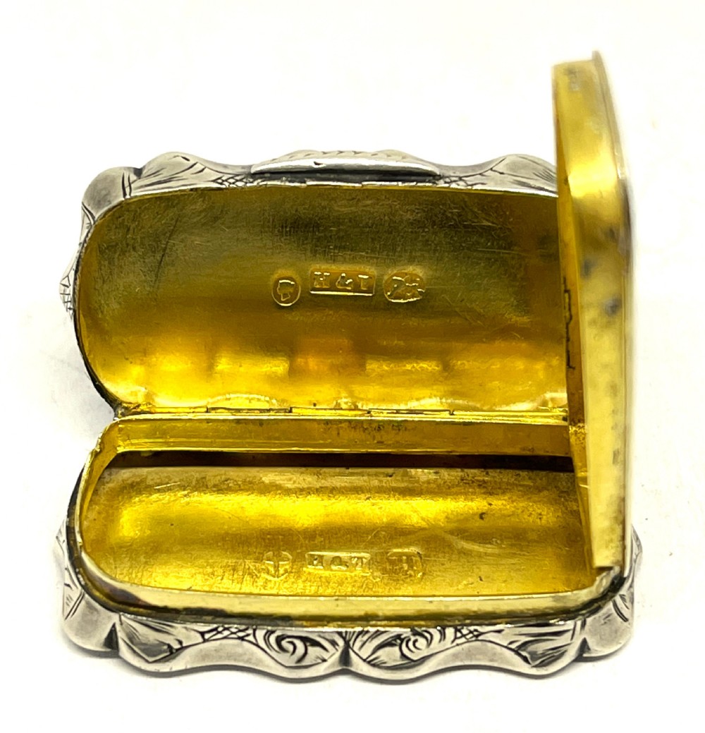 Fine Victorian Silver Vinaigrette View IV