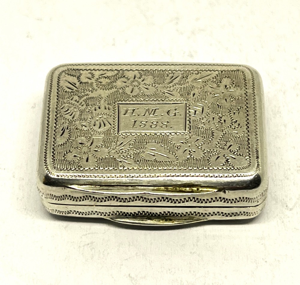 Fine Early Victorian Silver Vinaigrette View II