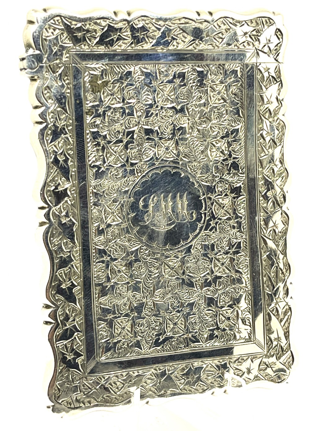 Exquisite Quality Boxed Silver Card Case 1888 View IV