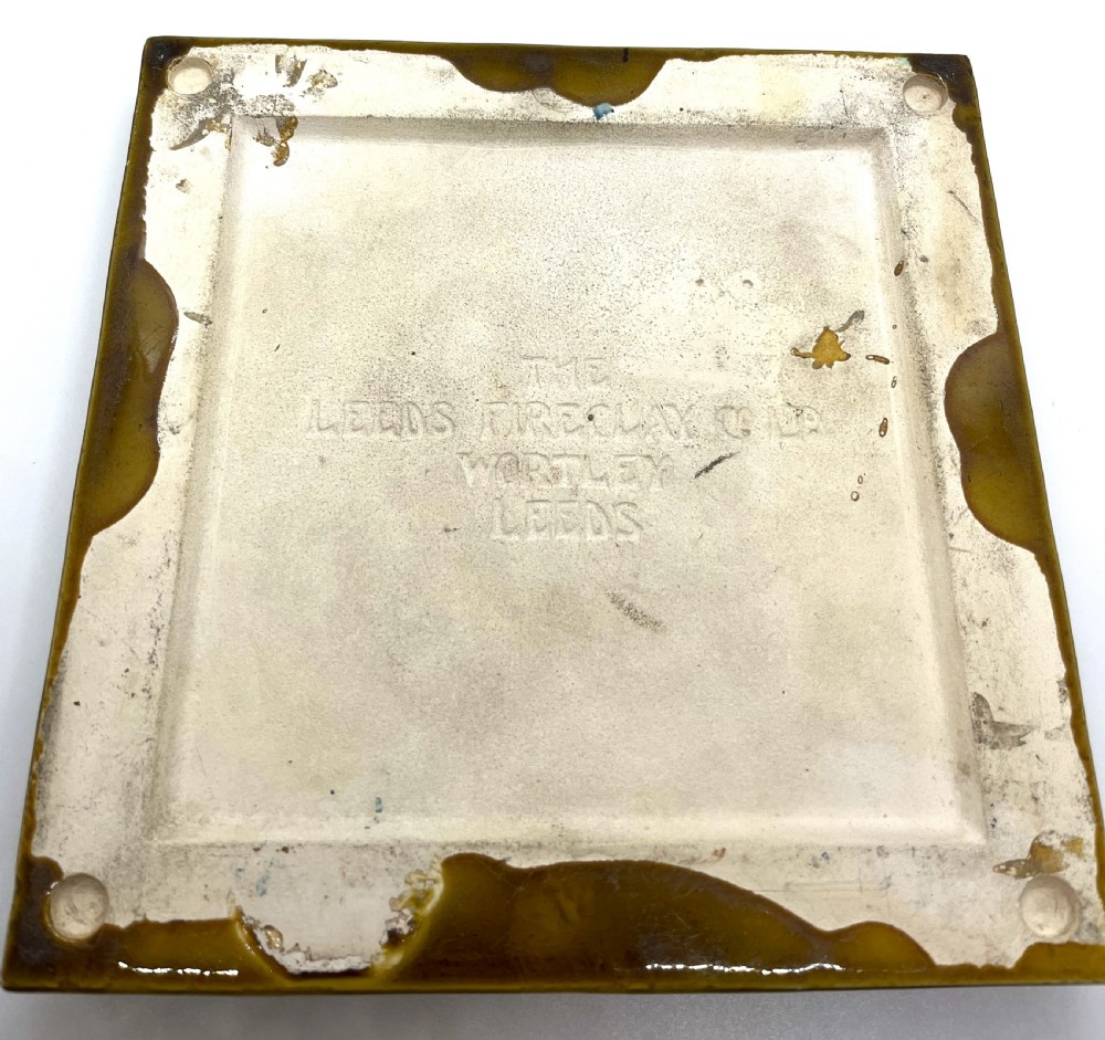 Rare Leeds Fireclay Company Advertising Chequers Board View IV