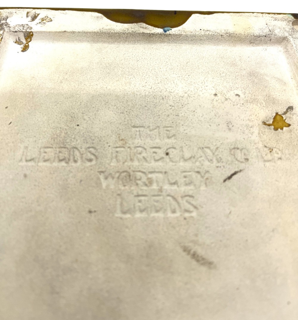 Rare Leeds Fireclay Company Advertising Chequers Board View V
