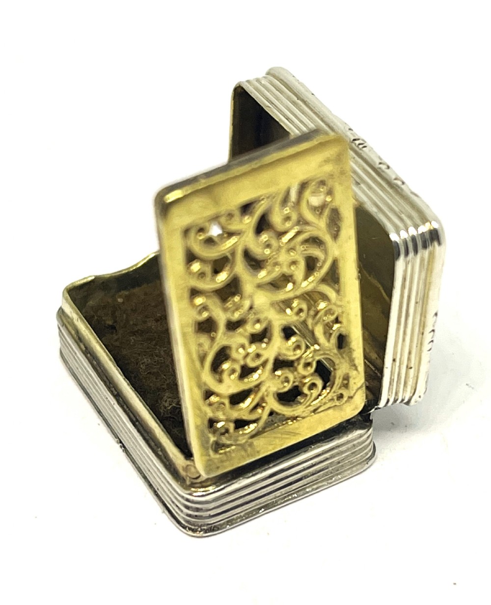 Georgian Silver Vinaigrette View IV