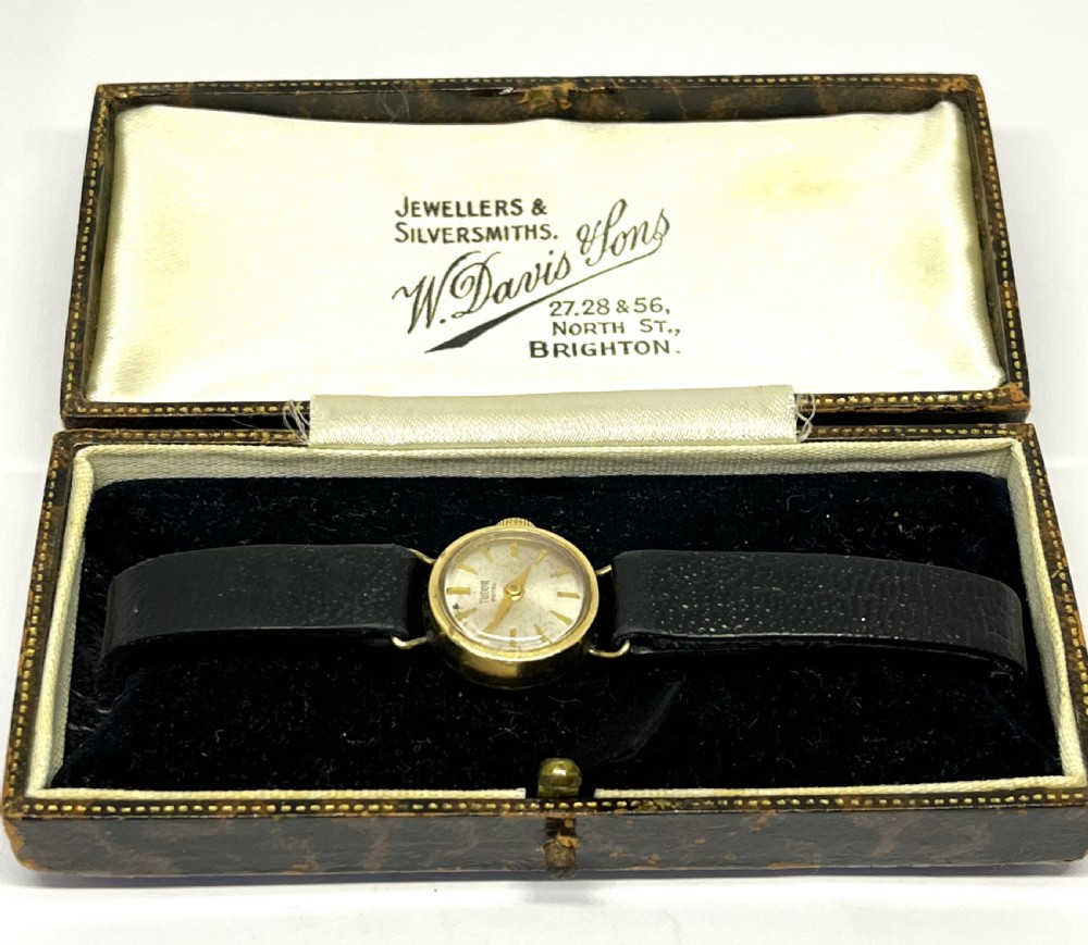 Ladies 9ct Gold Rolex Tudor Royal Wrist Watch