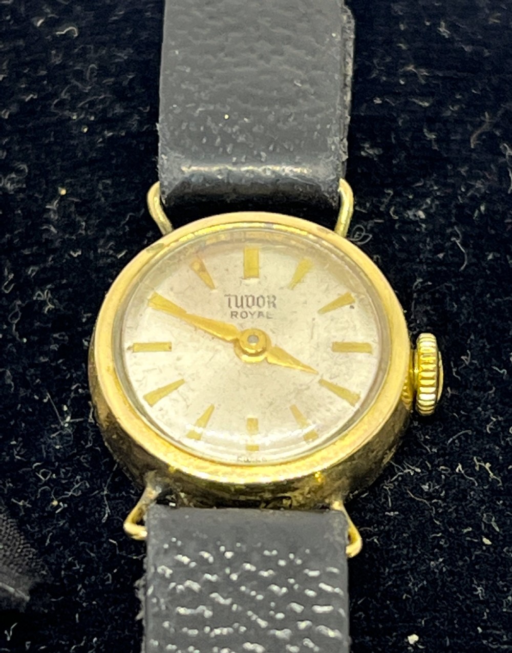 Ladies 9ct Gold Rolex Tudor Royal Wrist Watch View III