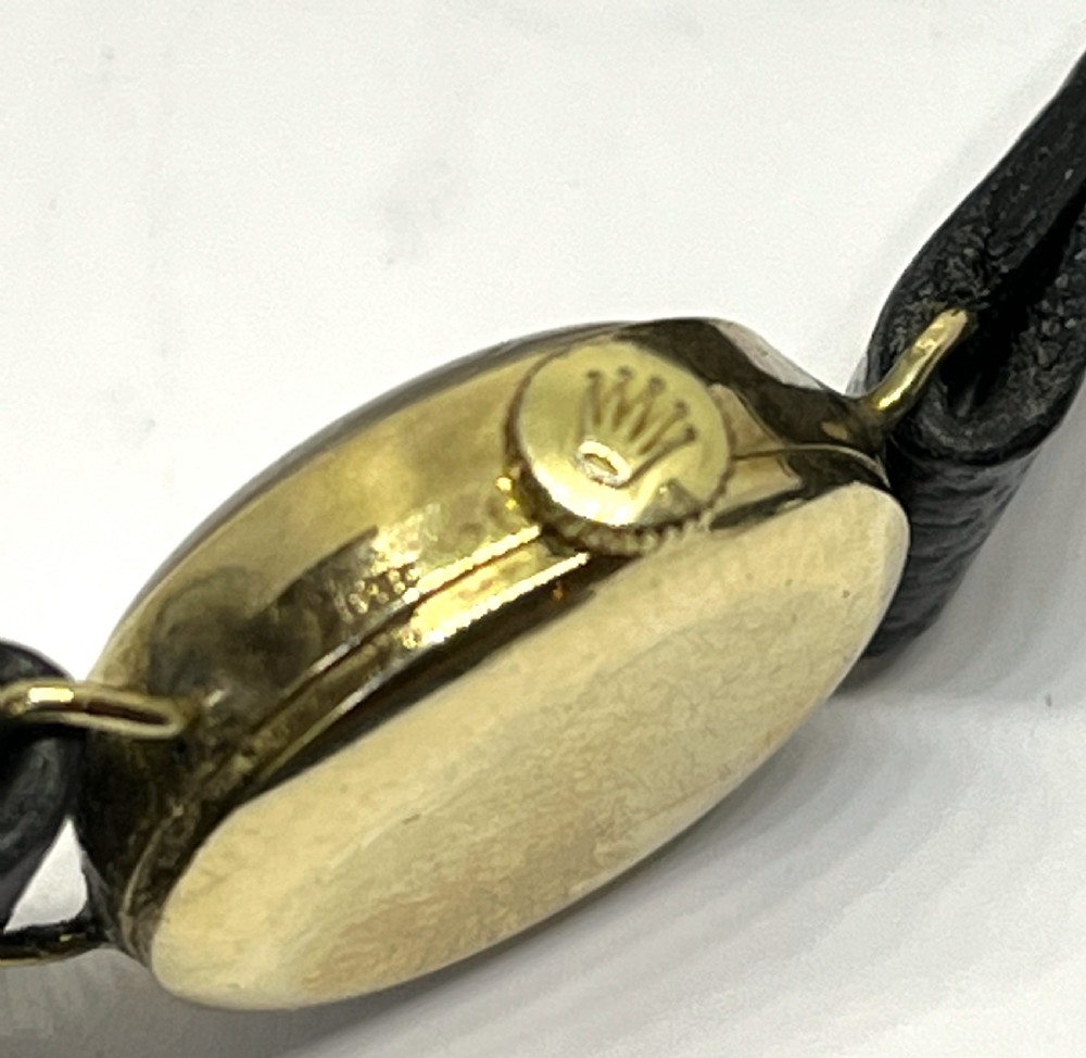 Ladies 9ct Gold Rolex Tudor Royal Wrist Watch View IV