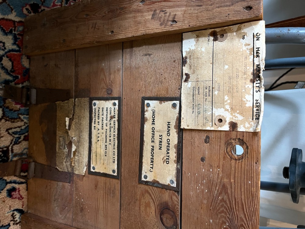 WW2 Secomak Air Raid Siren View IV