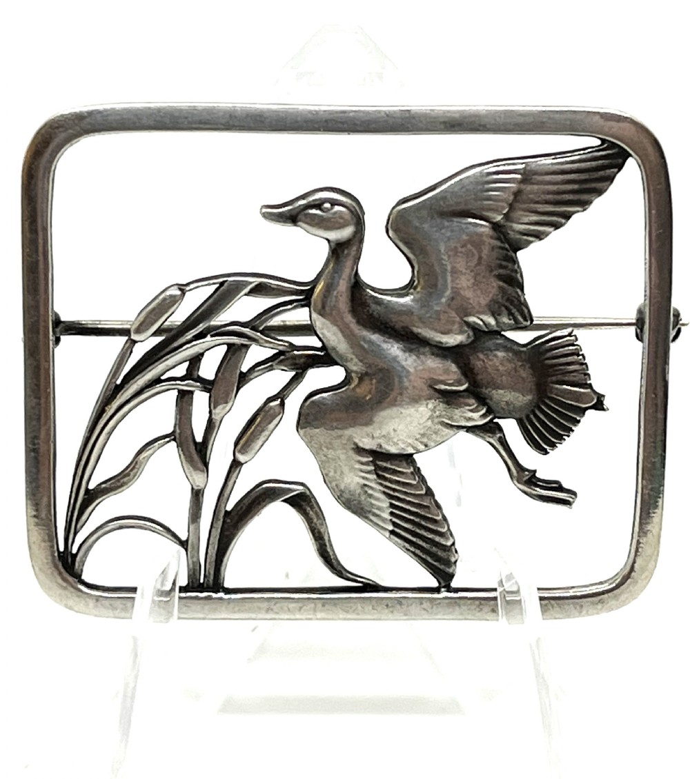 Georg Jensen Silver Brooch