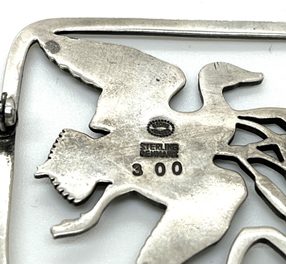 Georg Jensen Silver Brooch View III