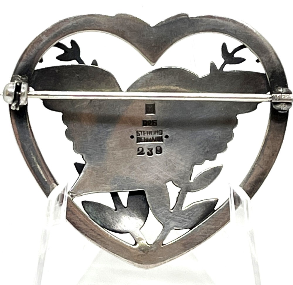 Georg Jensen Silver Brooch No.239 View II