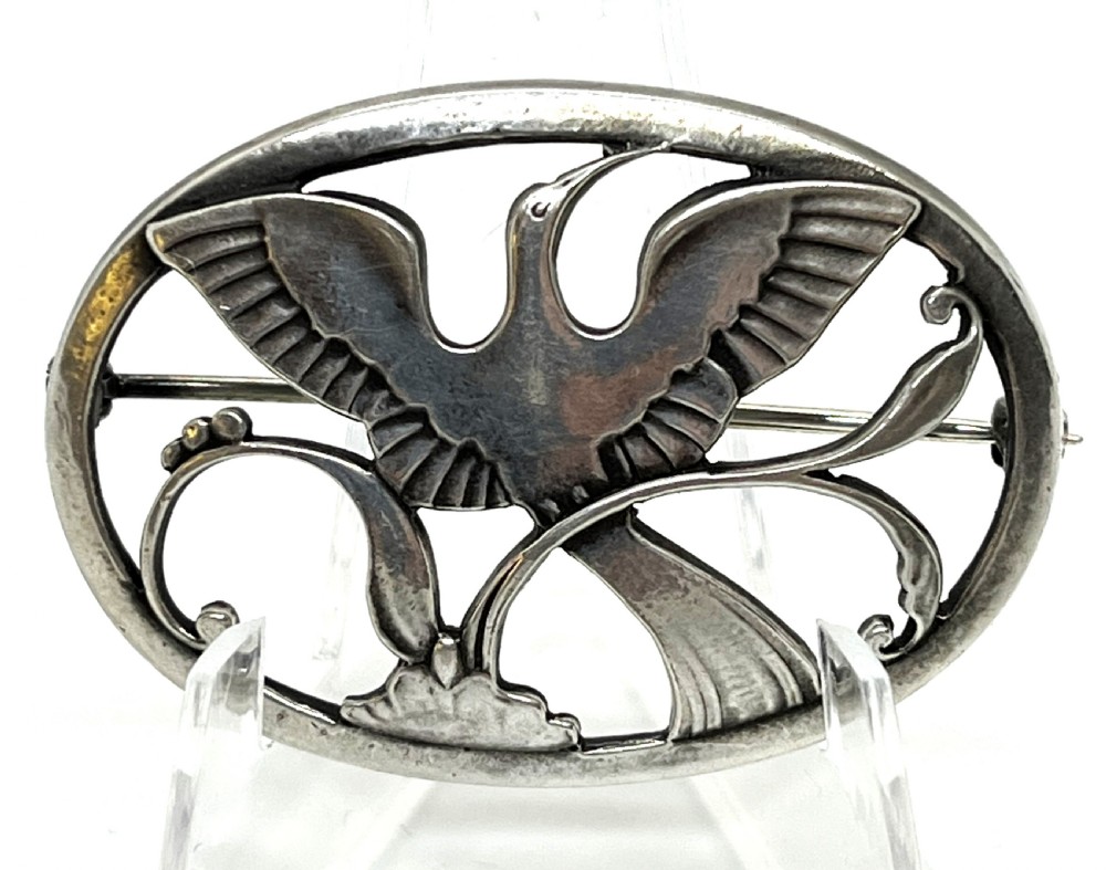 Georg Jensen Silver Brooch No.238