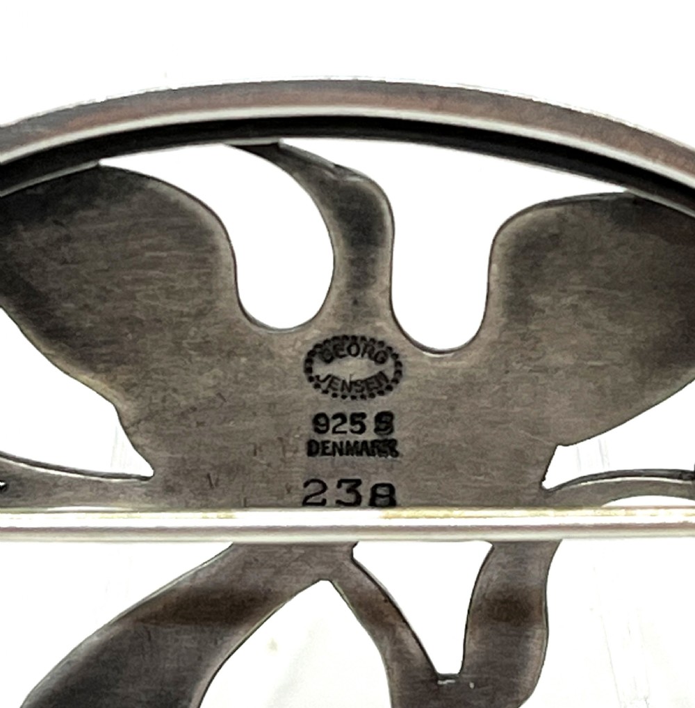 Georg Jensen Silver Brooch No.238 View III