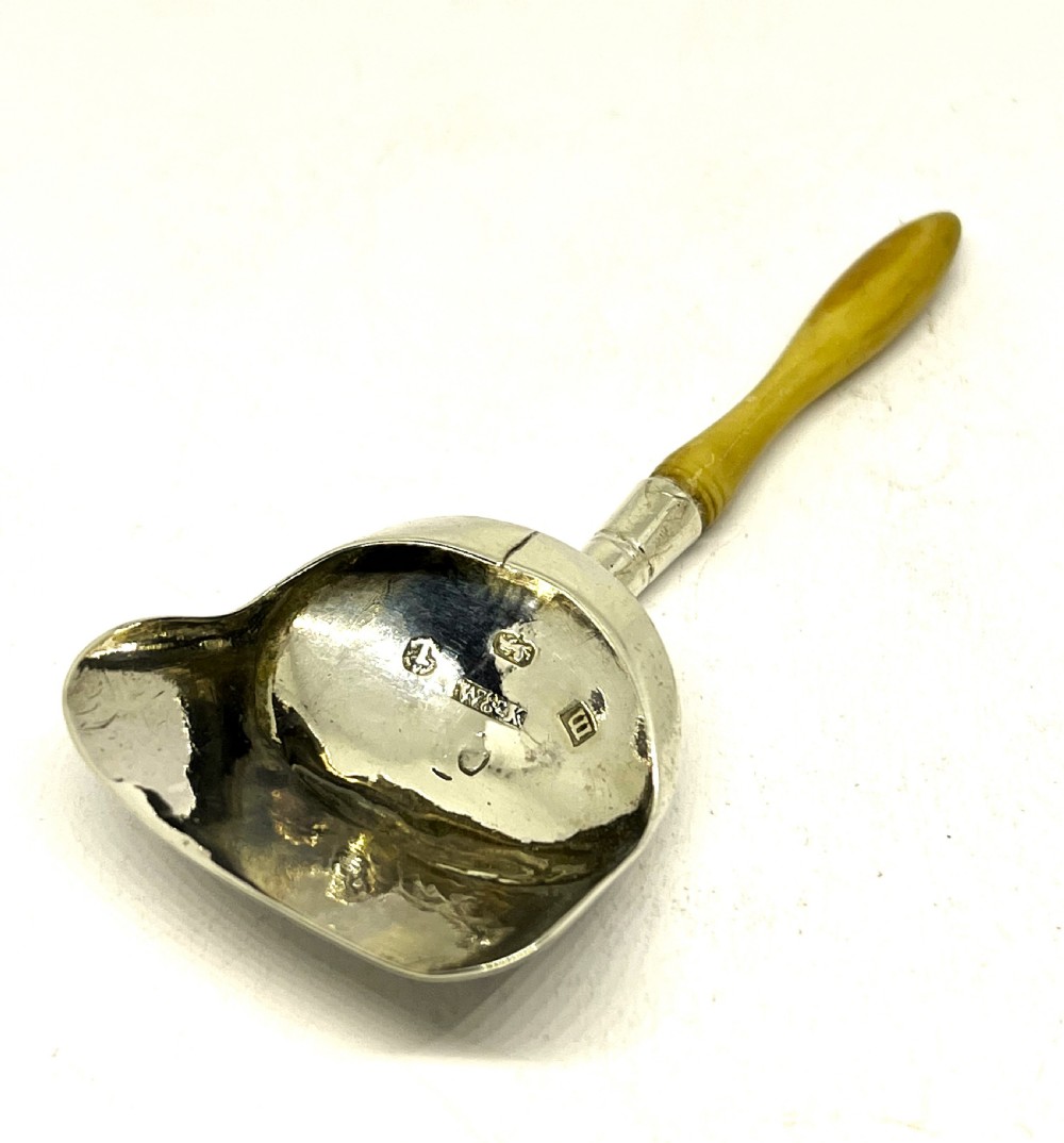 Georgian Silver Shovel Form Caddy Spoon 1810 View II