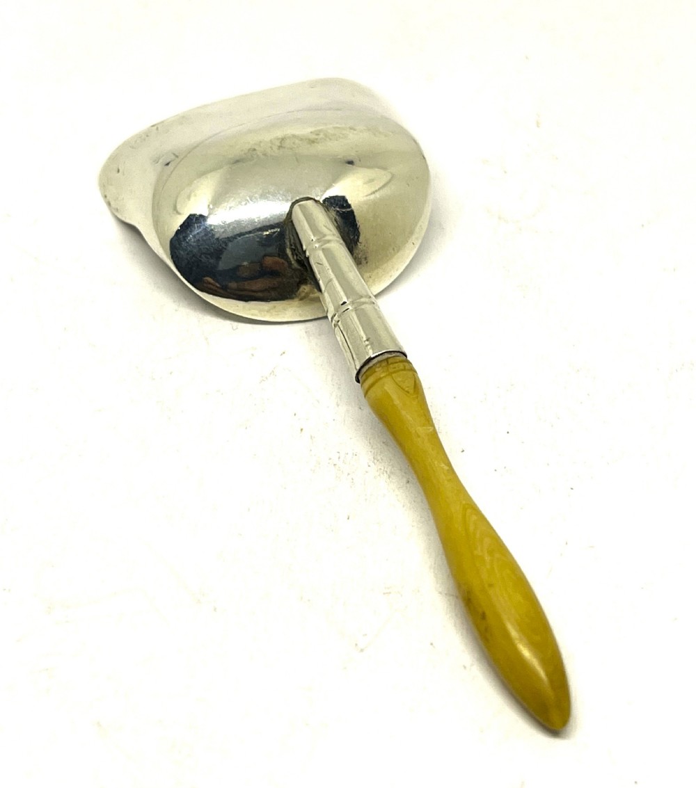 Georgian Silver Shovel Form Caddy Spoon 1810 View III