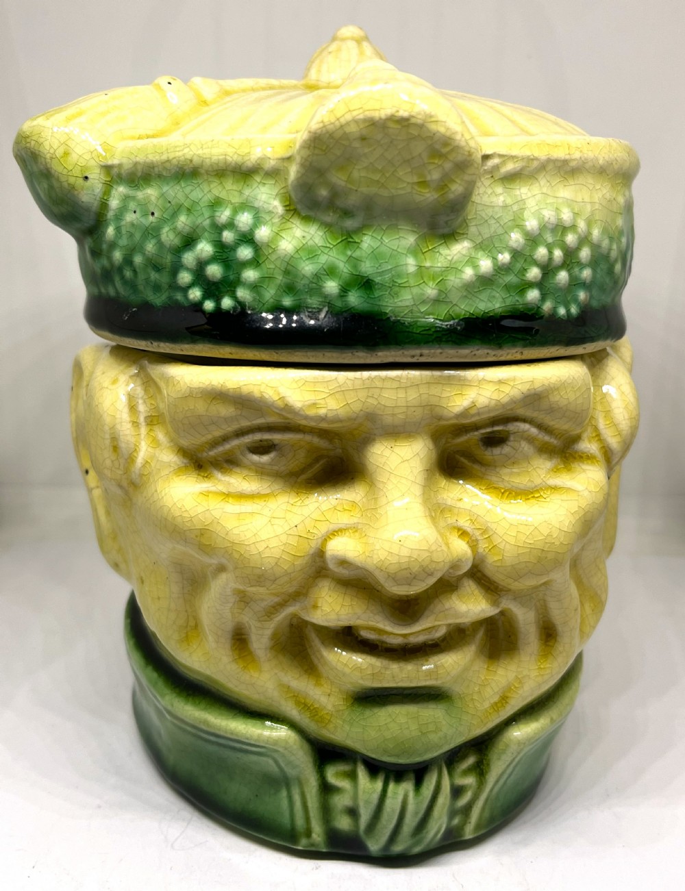 Victorian Majolica Humidor
