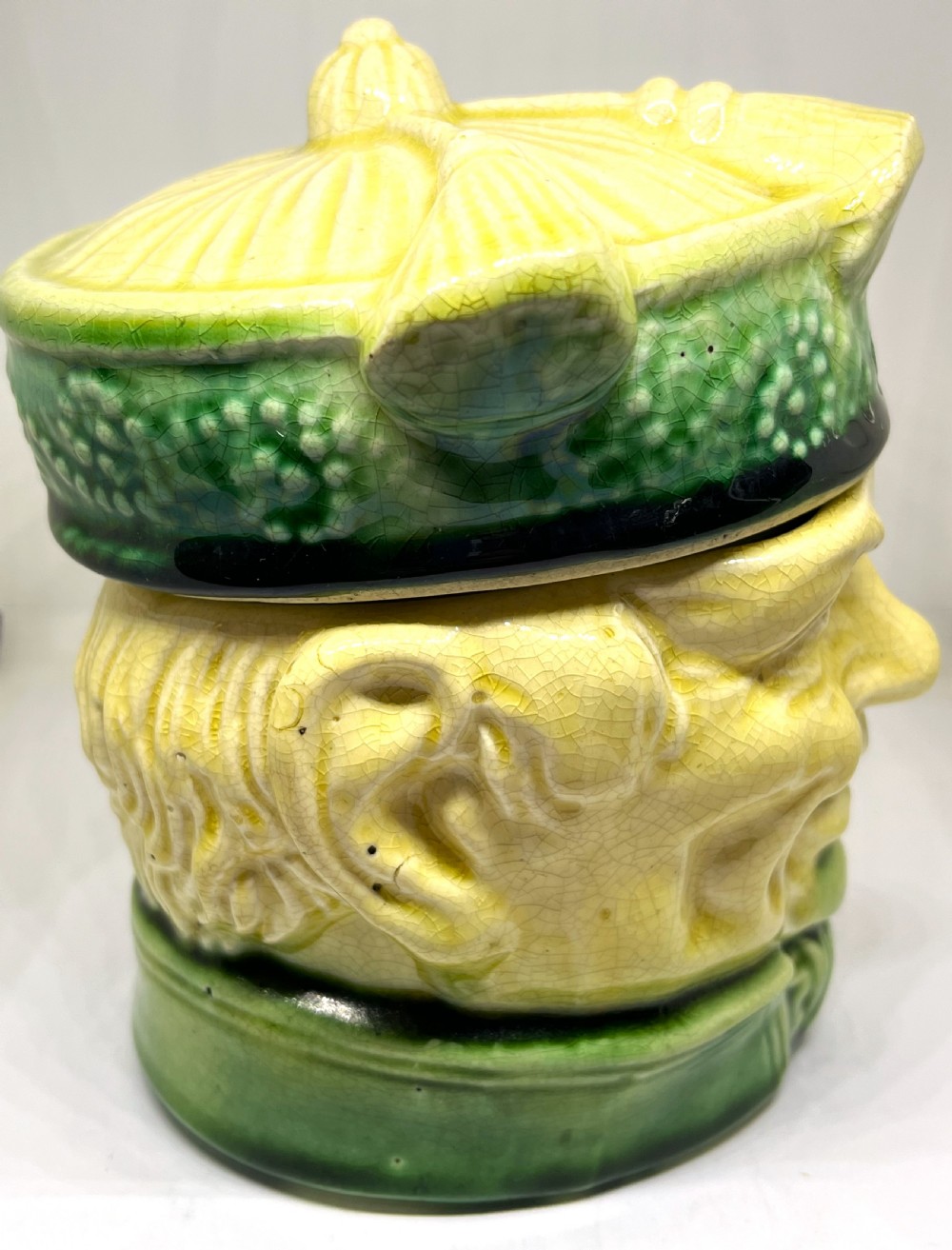 Victorian Majolica Humidor View II