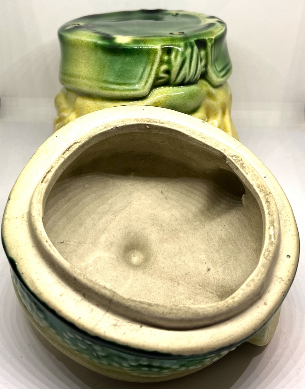Victorian Majolica Humidor View V
