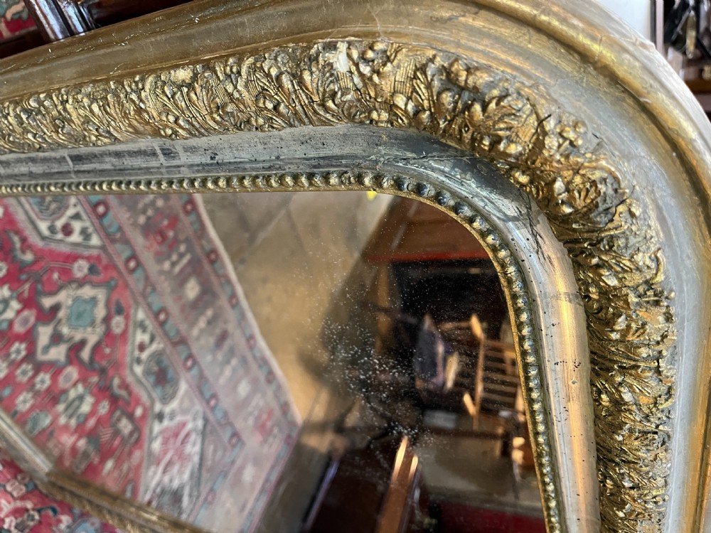 Large French 19thC Overmantel Mirror View VI