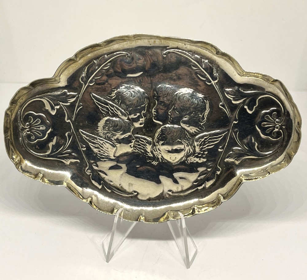 Silver Quarterfoil Pin Tray William Comyns