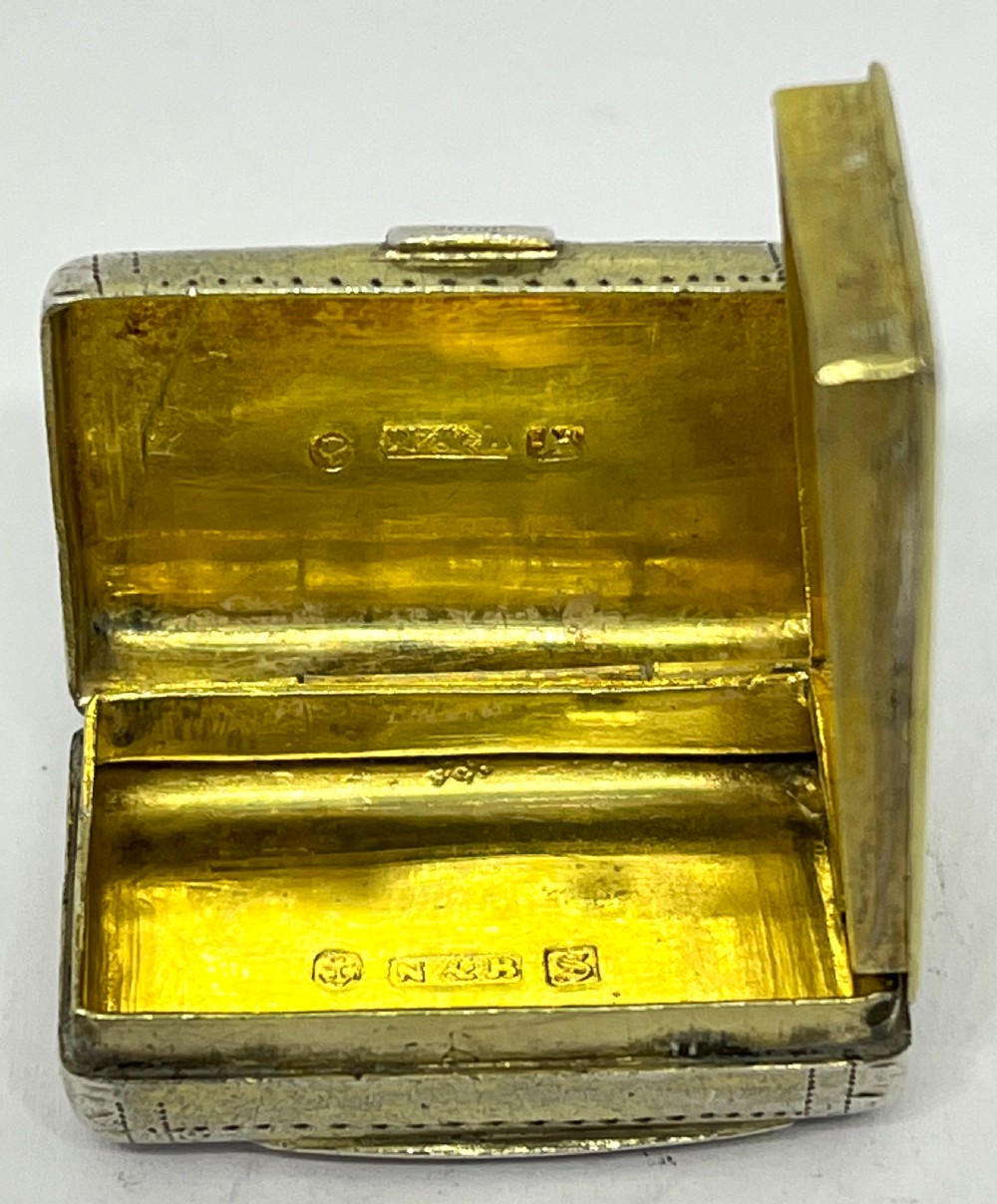 Antique Silver Vinaigrette Modelled As A Purse View V