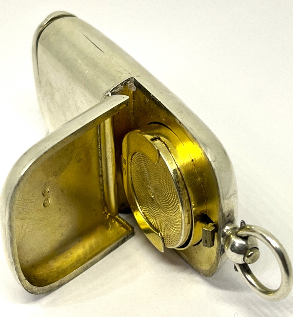 Victorian Silver Combination Sovereign & Vesta Case View III